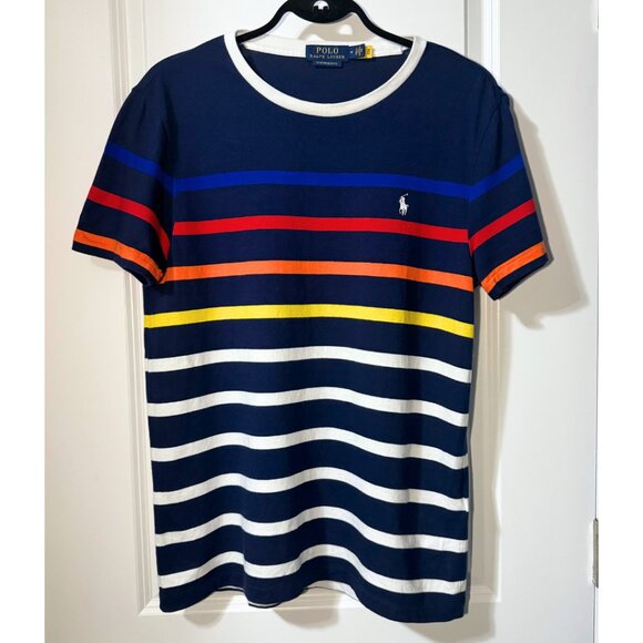 Polo Ralph Lauren Striped Cotton Crewneck Tee – Size M – NWOT - Picture 6 of 15
